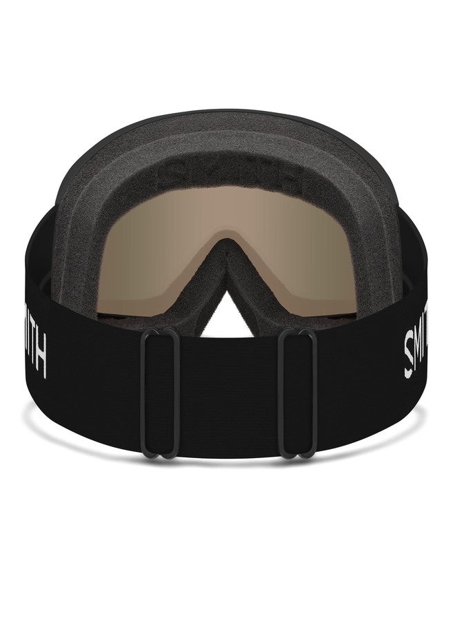 SMITH Vogue Goggles for Women with Carbonic-x Lens – Performance Snowsports Goggles with Replaceable Lens for Skiing & Snowboarding – Black + Red Sol-X Mirror - Image 5